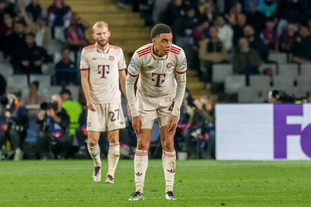 Jamal Musiala (Bayern Muenchen 42), ESP, FC Barcelona, Barca - FC Bayern Muenchen, Fussball, Champions-League, 3. Spieltag, Saison 2024 2025, 23.10.2024 ESP, FC Barcelona - FC Bayern Muenchen, Fussball, Champions-League, 3. Spieltag, Saison 2024 2025, 23.10.2024 Barcelona Copyright: xEibner-Pressefoto JoergxNiebergax EP_JNL