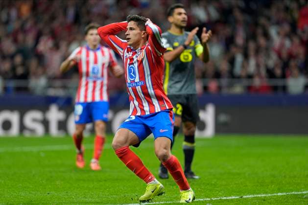 Atletico de Madrid vs LOSC Lille Giuliano Simeone of Atletico de Madrid during Atletico de Madrid vs LOSC Lille at Riyadh Air Metropolitano on October 23rd 2024 EDITORIAL USE ONLY Copyright: xx Senis-Cebolla ALFAQUIx 0775049782st