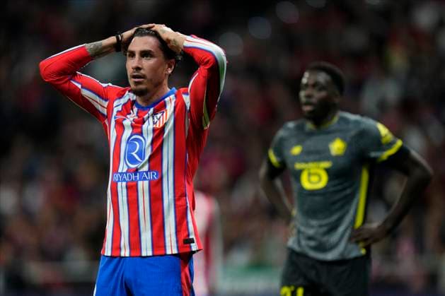 ESP: Atletico de Madrid v LOSC Lille. UEFA Champions League. Date 3. Jose Gimenez of Atletico de Madrid during the UEFA Champions League match between Atletico de Madrid v LOSC Lille played at Riyadh Air Metropolitano Stadium on October 23, 2024 in Madrid, Spain. kpng Copyright: xCesarxCebollax xPRESSINPHOTOx PS_241023_ATM_LIL_1263