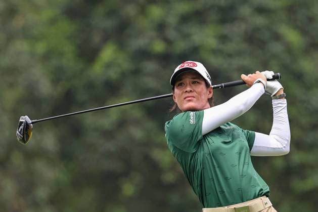 KUALA LUMPUR, - OCTOBER 24: Celine Boutier of France play a shot during the first round of the 2024 LPGA, Golf Damen Maybank Championship held at Kuala Lumpur Golf and Country Club in Kuala Lumpur, Malaysia. (Photo by Hazrin Yeob Men Shah Icon Sportswire) GOLF: OCT 24 LPGA Maybank Championship EDITORIAL USE ONLY Icon3782410244506
