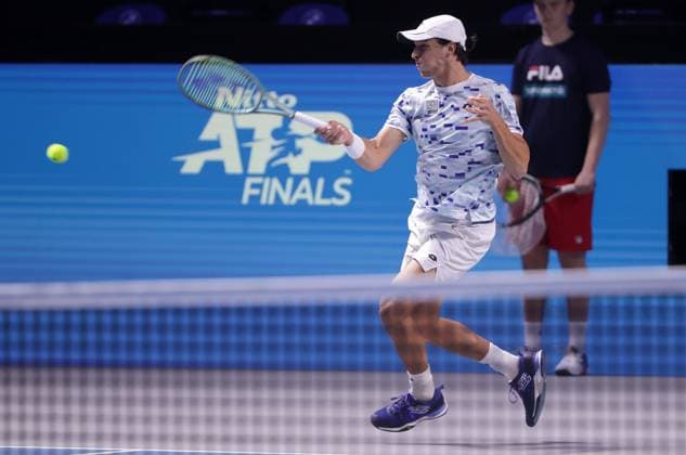 TENNIS - ATP, Tennis Herren Erste Bank Open VIENNA,AUSTRIA,24.OCT.24 - TENNIS - ATP World Tour, Erste Bank Open. Image shows Luciano Darderi (ITA).  GEPAxpictures xWalterxLuger