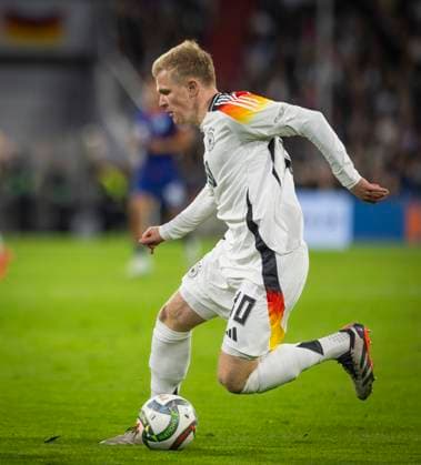 Munich, Germany. 14th Oct 2024. Jonathan Burkardt (DFB) Germany - Netherlands Deutschland - Niederlande 14.10.2024