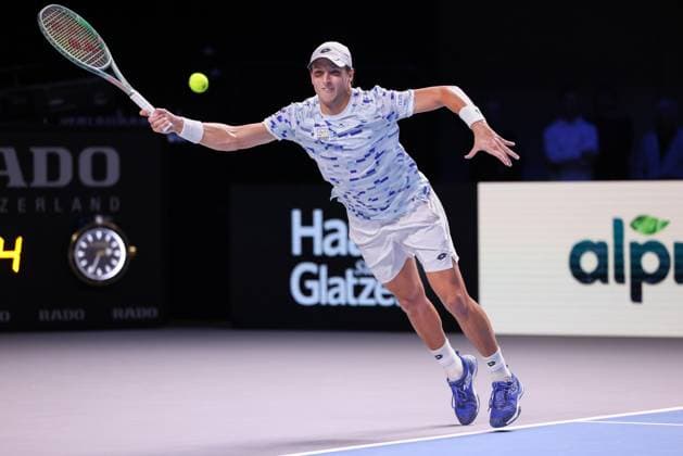 Luciano Darderi (ITA) Tennis - ERSTE BANK OPEN 2024 - ATP, Tennis Herren 500 - Stadthalle - Wien - - Oesterreich - 24 October 2024. Copyright: xJuergenxHasenkopfx