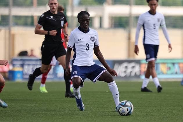 England v Malta - Under-17 Championship UEFA Qualifying 2025 Bendito Mantato of England is in action during the UEFA European Under-17 Championship 2025 Group 1 qualifying soccer match between England and Malta at the Centenary Stadium in Ta Qali, Malta, on October 24, 2024. Rabat Ta Qali Malta  Copyright: xDomenicxAquilinax originalFilename:aquilina-englandv241024_npzLw.jpg