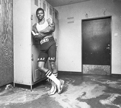 GÖTEBORG 1982-04-05. Patrick Lumumba - boxare. *** Local Caption *** GP GÖTEBORG SVERIGE Boxning x2524x *** GÖTEBORG 1982 04 05 Patrick Lumumba boxer Local Caption GP GÖTEBORG SWEDEN Boxing x2524x  Copyright: xKamerareportage TTx PATRICK LUMUMBA xx *** GÖTEBORG 1982 04 05 Patrick Lumumba boxer Local Caption GP GÖTEBORG SVERIGE Boxing x2524x GÖTEBORG 1982 04 05 Patrick Lumumba boxer Local Caption GP GÖTEBORG SWEDEN Boxing x2524x  Copyright xCamera report TTx PATRICK LUMUMBA xx  Copyright: xIMAGO Kamerareportage TTx imago images 0769845503