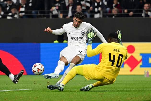 Omar Marmoush 7 (Eintracht Frankfurt), Eintracht Frankfurt vs. Riga FS, Europa League, 1. Runde, 24.10.2024 Frankfurt Hessen Deutschland