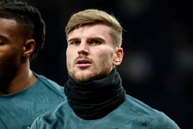 London, England, October 24 2024: Timo Werner (16 Tottenham Hotspur) warming up before the UEFA Europa League game between Tottenham Hotspur and AZ Alkmaar at Tottenham Hotspur Stadium in London, England. (Pedro Porru SPP) Copyright: xPedroxPorrux xSPPx spp-en-PePoSp-4F8A1895_DxOA