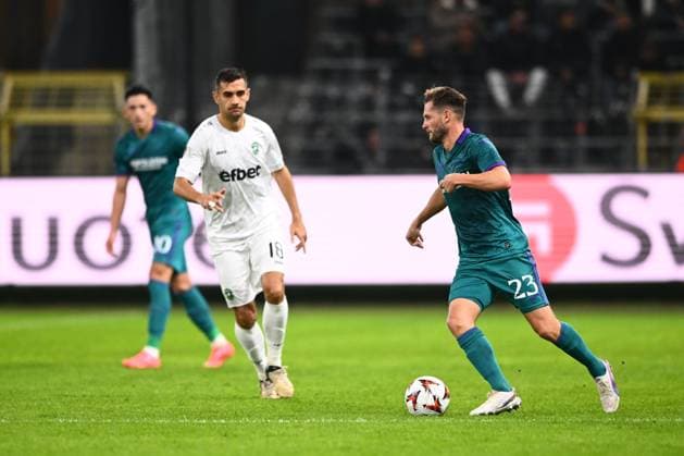 RSC Anderlecht v PFC Ludogorets - UEFA Europa League BRUSSEL, BELGIUM - OCTOBER 24 : Rits Mats midfielder of RSC Anderlecht in action during the UEFA Europa League phase matchday 3 match between RSC Anderlecht and PFC Ludogorets on October 24, 2024 in Brussel, Belgium, 24 10 2024 Brussel Belgium  Copyright: xGvgx