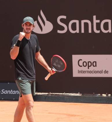 RECORD DATE NOT STATED Gustavo heide advances to the quarterfinals at the challenger curitiba Curitiba (pr), 10 24 2024- ATP, Tennis Herren challenger curitiba gustavo heide tomas barrios vera- tennis player gustavo heide (bra) beat tennis player tomas barrios vera (chi) in a match valid for the round of 16 of the atp challenger curitiba on the graciosa country club court on the afternoon of this thursday, october 24, 2024. (Foto: Edson De Souza Thenews2 imago images) SPO  Copyright: xEdsonxdexSouzax