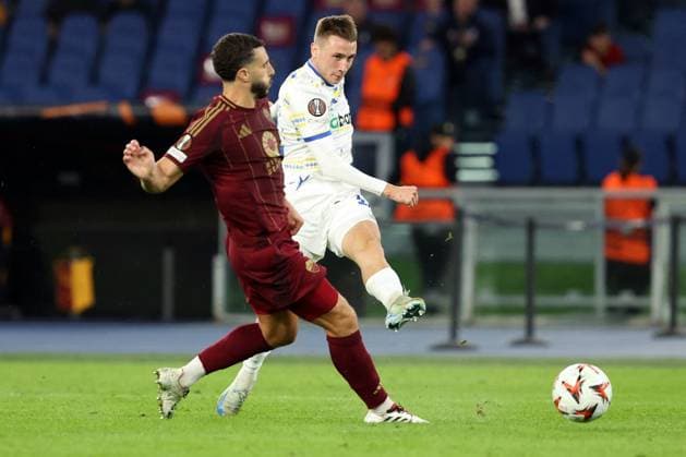 CALCIO - UEFA Europa League - AS Roma vs FC Dynamo Kyiv Rome, Italy 24.10.2024: Vladyslav Vanat of Dynamo Kiev during the Uefa Europa League 2024-2025, day 3, football match between AS Roma vs Dynamo Kiev at Olympic Stadium in Rome. Rome Italy  Copyright: xIPAxSport ABACAx