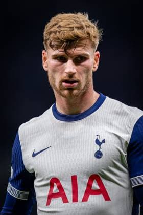Tottenham Hotspur v AZ Alkmaar Europa League 24 10 2024. Tottenham Hotspur forward Timo Werner (16) during the Europa League match between Tottenham Hotspur and AZ Alkmaar at Tottenham Hotspur Stadium, London, United Kingdom on 24 October 2024. Editorial use only , Copyright: xIanxStephenx PSI-20649-0043