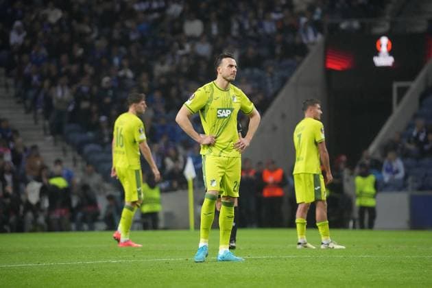 PRT, UEFA Europa League, FC Porto vs Hoffenheim 24.10.2024, Estadio Do Dragao, Porto, PRT, UEFA Europa League, FC Porto vs Hoffenheim , im Bild Haris Tabakovic (Hoffenheim)