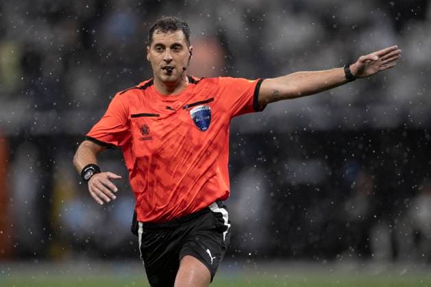 Corinthians x Racing ARG SÃO PAULO, SP - 24.10.2024: CORINTHIANS X RACING ARG - Gustavo Tejera during the match between Corinthians x Racing-ARG held at the Neo Química Arena in São Paulo, SP. The match is valid for the Semifinal of the 2024 Copa Sulamericana. (Photo: Marco Galvão Fotoarena) x2640103x  MarcoxGalvão