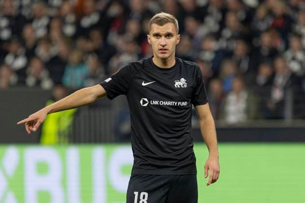 UEFA Europa League: Eintracht Frankfurt - FC Riga FS, 24.10.2024 Dmitrijs Zelenkovs (Rigas FS 18), Freisteller, Portrait Porträt, Eintracht Frankfurt - FC Riga FS, Frankfurt, Deutsche Bank Park, 24.10.2024 Copyright: xBEAUTIFULxSPORTS Gawlikx