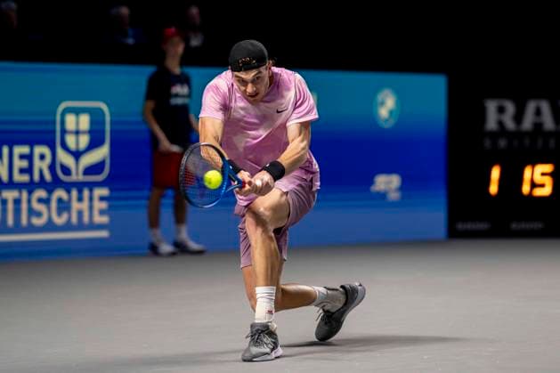 JACK DRAPER (GBR) (in picture) in match against TOMAS MACHAC (CZE) at the ATP, Tennis Herren World Tour, Erste Bank Open at the Wiener Stadthalle. Vienna