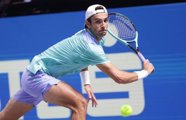 TENNIS - ATP, Tennis Herren Erste Bank Open VIENNA,AUSTRIA,25.OCT.24 - TENNIS - ATP World Tour, Erste Bank Open. Image shows Lorenzo Musetti (ITA).  GEPAxpictures xWalterxLuger