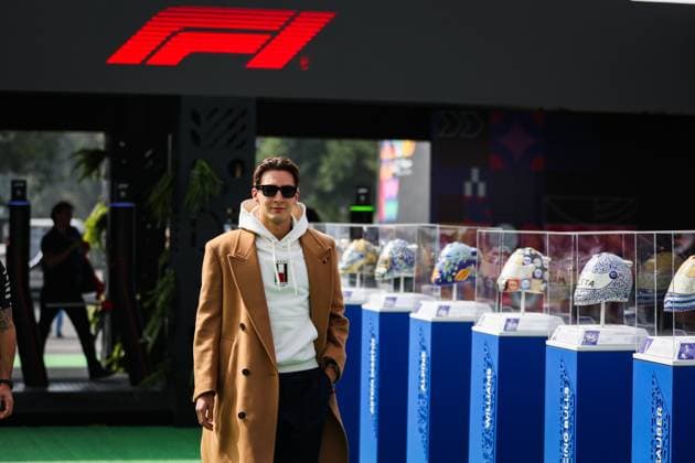 RUSSELL George (gbr), Mercedes AMG F1 Team W15, portrait during the Formula 1 Gran Premio de la Ciudad de Mexico 2024, 20th round of the 2024 Formula One World Championship, WM, Weltmeisterschaft from October 25 to 27, 2024 on the Autodromo Hermanos Rodriguez, in Mexico City, Mexico - F1 - MEXICO CITY GRAND PRIX 2024 DPPI Panoramic  241025_R20_MESSICO_DP_AV6_1176