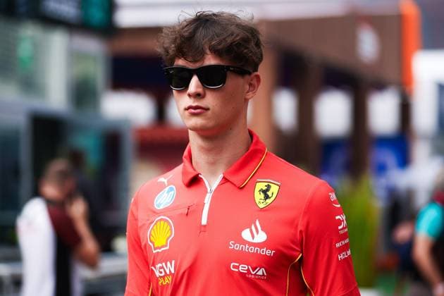 BEARMAN Oliver, Ferrari Driver Academy, portrait during the Formula 1 Gran Premio de la Ciudad de Mexico 2024, 20th round of the 2024 Formula One World Championship, WM, Weltmeisterschaft from October 25 to 27, 2024 on the Autodromo Hermanos Rodriguez, in Mexico City, Mexico - F1 - MEXICO CITY GRAND PRIX 2024 DPPI Panoramic  241025_R20_MESSICO_DP_EA028017