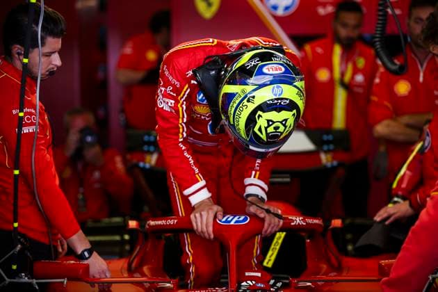 BEARMAN Oliver (gbr), Scuderia Ferrari SF-24, portrait during the Formula 1 Gran Premio de la Ciudad de Mexico 2024, 20th round of the 2024 Formula One World Championship, WM, Weltmeisterschaft from October 25 to 27, 2024 on the Autodromo Hermanos Rodriguez, in Mexico City, Mexico - F1 - MEXICO CITY GRAND PRIX 2024 DPPI Panoramic  241025_R20_MESSICO_EA028238