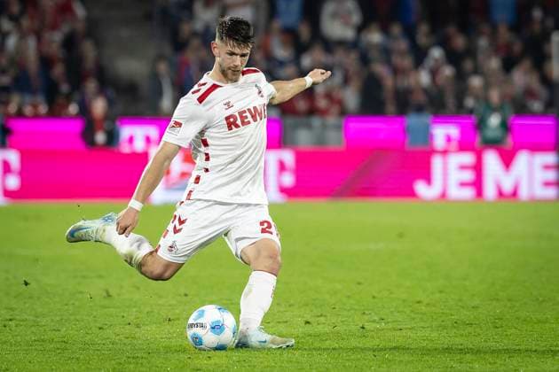 1. FC Köln - SC Paderborn 07, 25.10.2024 Jan Thielmann (1. FC Köln, 29); 10. Spieltag der 2. Fußball-Bundesliga, 1. FC Köln - SC Paderborn 07 am 25.10.2024 im RheinEnergie-Stadion in Köln. DIE DFL-VORSCHRIFTEN VERBIETEN JEDE VERWENDUNG VON FOTOS ALS BILDSEQUENZEN UND ODER QUASI-VIDEO.