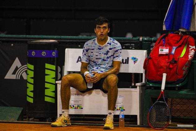 ATP, Tennis Herren challenger curitiba felipe meligeni advances to the semifinals Curitiba (pr), 10 25 2024- tennis atp challenger curitiba felipe meligeni roman andres burruchaga- in a very disputed match, brazilian felipe meligeni beat roman andres burruchaga (arg) by 6 0 4 6 6 1, on the graciosa country club court on the night of this friday, october 25, 2024. (Foto: Edson De Souza Thenews2 imago images) SPO  Copyright: xEdsonxTeodoroxDexSouzax