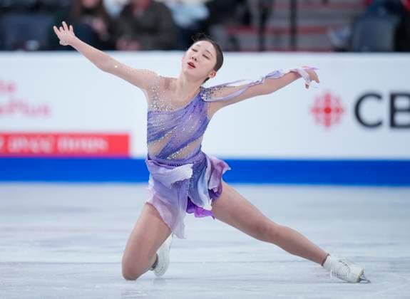 Yelim Kim of Korea skates during the womens short program at the ISU Figure skating, Eiskunstlauf Skate Canada competition on October 25, 2024 in Halifax, Canada. Noxthirdxpartyxsales  (271159894)