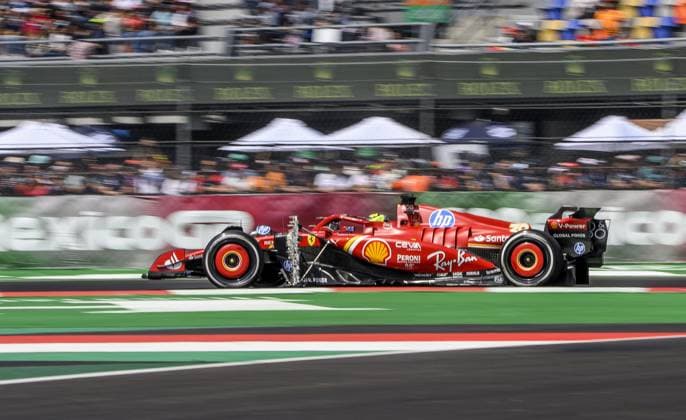 October 25, 2024, Mexico City, Mexico City, Mexico: Driver ,CARLOS SAINZ, during practice at the Hermanos Rodriguez circuit of the Mexican Formula One Grand Prix Mexico City Mexico - ZUMAn296 0775361486st Copyright: xJorgexNunezx