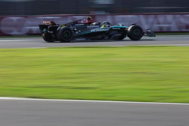 F1 Grand Prix of Mexico - Practice A Mercedes-Petronas driver participates in Practice 2 of the Formula 1 Mexico City Grand Prix in Mexico City, Mexico, on October 25, 2024. Mexico City Mexico City Mexico  Copyright: xGerardoxVieyrax originalFilename:vieyra-notitle241025_npKnP.jpg