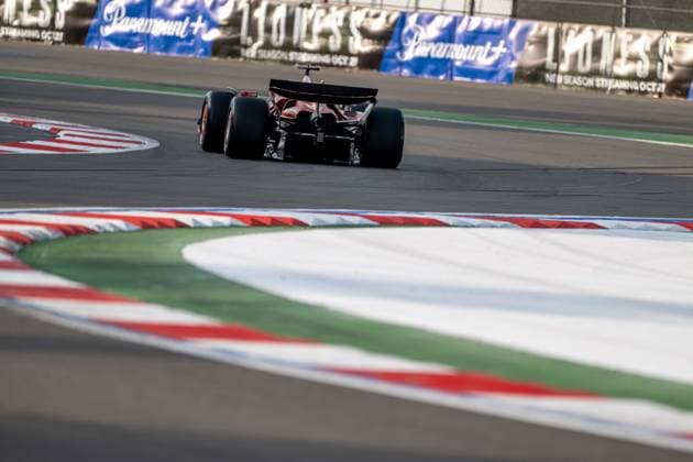 MEXICO CITY, MEXICO: Charles Leclerc, racing for the Ferrari team during the 2024 Formula 1 Mexico City Grand Prix at the Autodromo Hermanos Rodriguez in Mexico City, Mexico