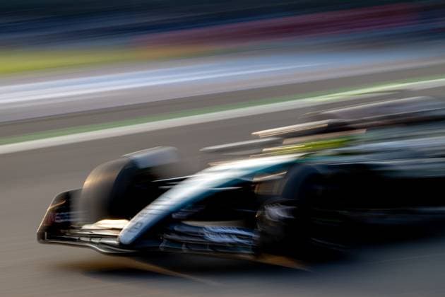 MEXICO CITY, MEXICO: Lewis Hamilton, racing for the Mercedes team during the 2024 Formula 1 Mexico City Grand Prix at the Autodromo Hermanos Rodriguez in Mexico City, Mexico