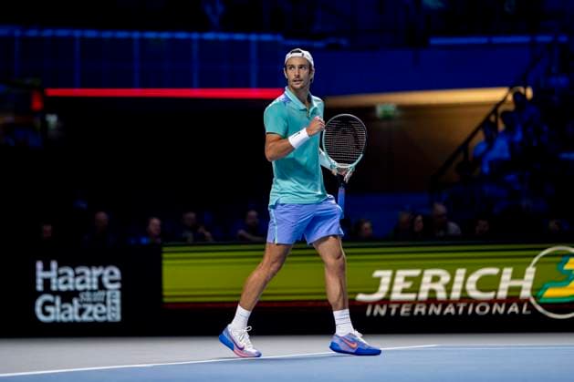 LORENZO MUSETTI (ITA) (in picture) in match against JACK DRAPER (GBR) at the ATP, Tennis Herren World Tour, Erste Bank Open at the Wiener Stadthalle. Vienna