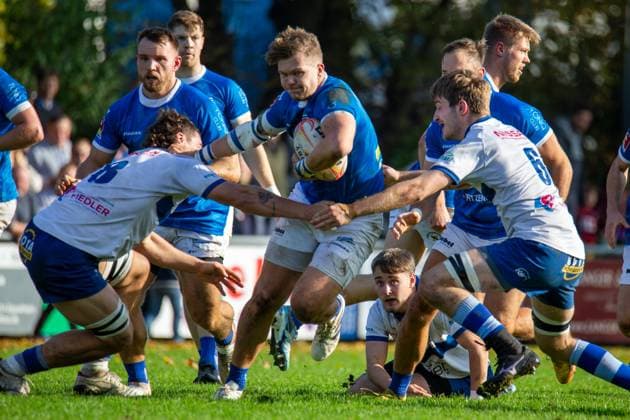 Sport Bilder des Tages 26.10.2024, Rugby 1. Bundesliga Süd West, Saison 2024 25, 6. Spieltag: SC Neuenheim gegen TSV Handschuhsheim