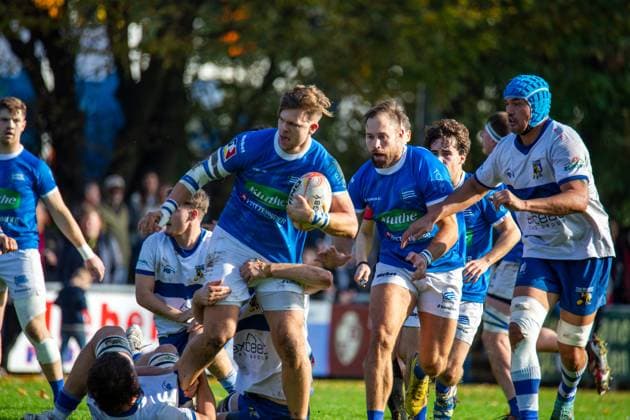 26.10.2024, Rugby 1. Bundesliga Süd West, Saison 2024 25, 6. Spieltag: SC Neuenheim gegen TSV Handschuhsheim