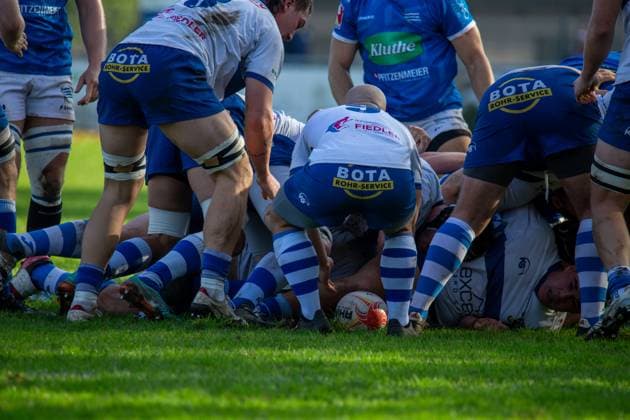 26.10.2024, Rugby 1. Bundesliga Süd West, Saison 2024 25, 6. Spieltag: SC Neuenheim gegen TSV Handschuhsheim