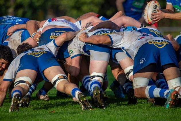 26.10.2024, Rugby 1. Bundesliga Süd West, Saison 2024 25, 6. Spieltag: SC Neuenheim gegen TSV Handschuhsheim