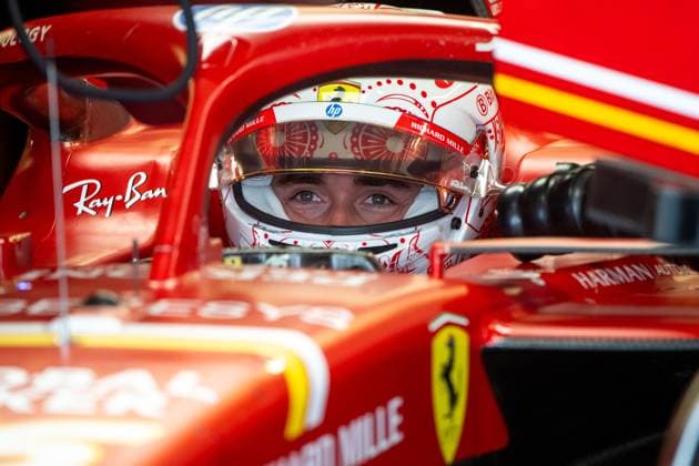 Charles Leclerc (Scuderia Ferrari HP, Monaco, 16) in der Box, MEX, Formel 1 Weltmeisterschaft, Grand Prix von Mexiko City, Autodromo Hermanos Rodriguez, Freies Training, 26.10.2024 MEX, Formel 1 Weltmeisterschaft, Grand Prix von Mexiko City, Autodromo Hermanos Rodriguez, Freies Training, 26.10.2024 Mexico City Copyright: xEibner-Pressefoto Memmlerx EP_MMR