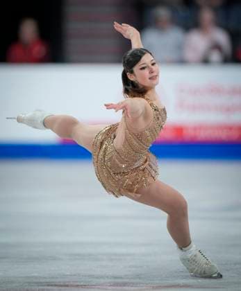 Alysa Liu of the U.S. skates during the womens free skating program at the ISU Figure skating, Eiskunstlauf Skate Canada competition on October 26, 2024 in Halifax, Canada. Noxthirdxpartyxsales  (271288693)