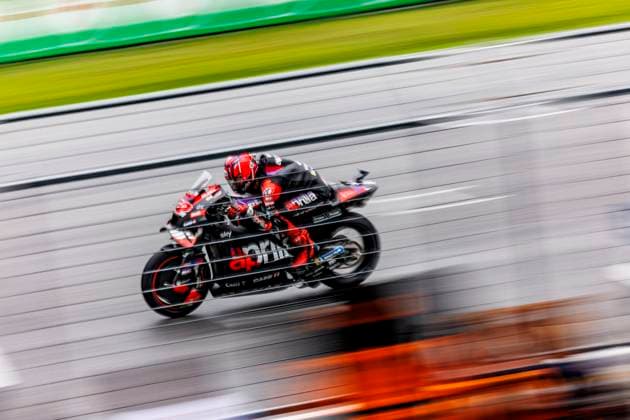 Sport Themen der Woche KW43 27th October 2024; Chang International Circuit, Buriram, Thailand; 2024 MotoGP, PT Thailand Grand Prix, Race Day; Number 12 Aprilia Racing rider Maverick Vinales during the warm up  ActionPlus12708999 StephenxBlackberry