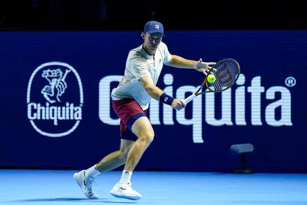 27.10.2024, Basel, St. Jakobshalle, ATP, Tennis Herren Swiss Indoors Basel, John Peers (AUS) in action during the Mens Double Final Basel St. Jakobshalle Basel Switzerland Copyright: xJustPictures.ch DanielaxPorcellix jp-en-DaPo-20241027-_DP18736