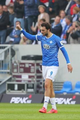 27.10.2024, xtvx, Fussball 2.Bundesliga, SV Darmstadt 98 - SSV Ulm 1846 emspor, v.l. Goal scored, Tor zum 1:0 Fraser Hornby (SV Darmstadt 98) Torjubel, Goal celebration, celebrate the goal, celebrates scoring (DFL DFB REGULATIONS PROHIBIT ANY USE OF PHOTOGRAPHS as IMAGE SEQUENCES and or QUASI-VIDEO) Darmstadt