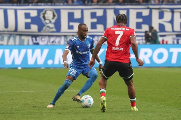 27.10.2024, xgox, Fussball 2. Bundesliga, 1. FC Magdeburg - Hannover 96 emspor, v.l. Silas Gnaka (Magdeburg, 25) (DFL DFB REGULATIONS PROHIBIT ANY USE OF PHOTOGRAPHS as IMAGE SEQUENCES and or QUASI-VIDEO) Magdeburg