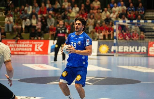 2. Handball Bundesliga, Bergischer HC vs. HC Elbflorenz, 27.10.2024 Eloy Morante Maldonado (Bergischer HC 33) ;2. Handball Bundesliga, Bergischer HC vs. HC Elbflorenz, 27.10.2024,Uni-Halle,Wuppertal,Deutschland am 27.10.24