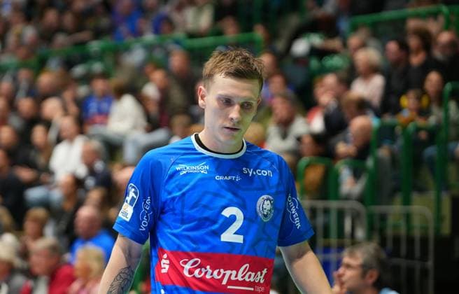 2. Handball Bundesliga, Bergischer HC vs. HC Elbflorenz, 27.10.2024 Noah Beyer (Bergischer HC 2) ;2. Handball Bundesliga, Bergischer HC vs. HC Elbflorenz, 27.10.2024,Uni-Halle,Wuppertal,Deutschland am 27.10.24