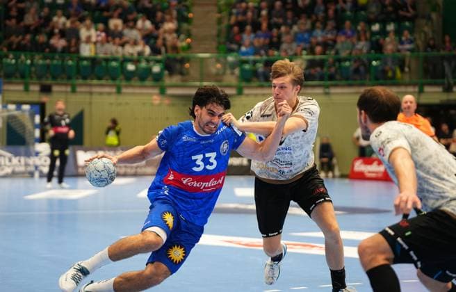 2. Handball Bundesliga, Bergischer HC vs. HC Elbflorenz, 27.10.2024 Eloy Morante Maldonado (Bergischer HC 33) ;2. Handball Bundesliga, Bergischer HC vs. HC Elbflorenz, 27.10.2024,Uni-Halle,Wuppertal,Deutschland am 27.10.24