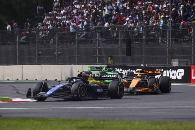 43 COLAPINTO Franco (arg), Williams Racing FW46, action during the Formula 1 Gran Premio de la Ciudad de Mexico 2024, 20th round of the 2024 Formula One World Championship, WM, Weltmeisterschaft from October 25 to 27, 2024 on the Autodromo Hermanos Rodriguez, in Mexico City, Mexico - F1 - MEXICO CITY GRAND PRIX 2024 DPPI Panoramic  241027_R20_MESSICO_EA024025.JPG