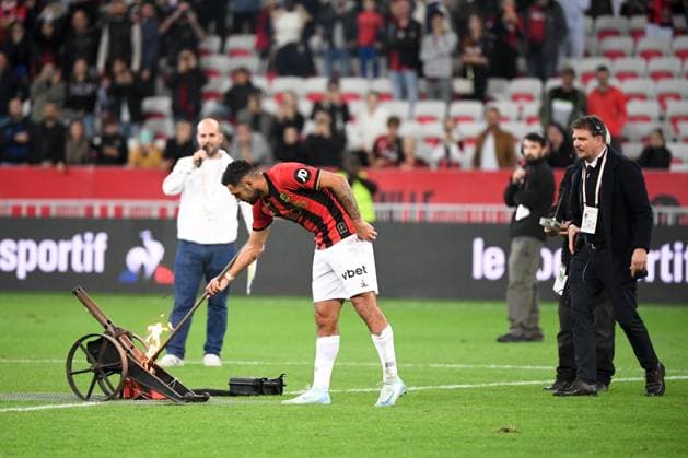 OGC Nice v AS Monaco - Ligue 1 MCDonald s 2024 2025 24 Gaetan LABORDE (ogcn) during the Ligue 1 MCDonald s match between Nice and Monaco at Allianz Riviera Stadium on October 27, 2024 in Nice, France. Nice France  Copyright: xFEPx 776228937