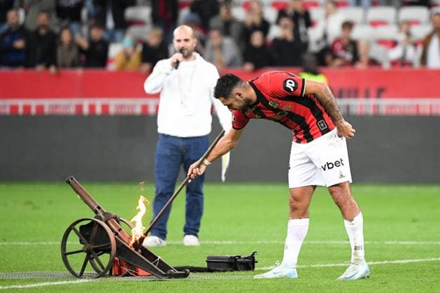 OGC Nice v AS Monaco - Ligue 1 MCDonald s 2024 2025 24 Gaetan LABORDE (ogcn) during the Ligue 1 MCDonald s match between Nice and Monaco at Allianz Riviera Stadium on October 27, 2024 in Nice, France. Nice France  Copyright: xFEPx 776228937