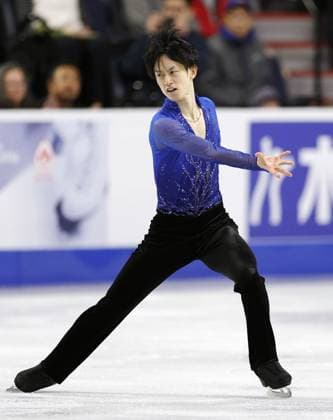 Figure skating, Eiskunstlauf Skate Canada International Sota Yamamoto of Japan performs in the men s free program at Skate Canada International in Halifax on Oct. 27, 2024.  A14AA0003649149P