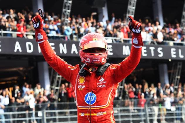 October 27, 2024, Mexico City, Mexico City, Mexico: The Spanish CARLOS SAINZ became the fastest driver this Sunday at the FORMULA 1 Grand Prix of Mexico City 2024 , followed by the British LANDO NORRIS of the McLaren team, second place and CHARLES LECRERC, of Ã¢â‚¬¹Ã¢â‚¬¹the Ferrari team in third place. Mexico City Mexico - ZUMAn296 0775882885st Copyright: xJorgexNunezx