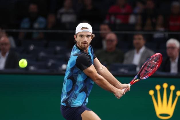 ROLEX PARIS MASTERS TENNIS 2024 Thierry Larret Maxppp. Tennis. Rolex Paris Masters. Accorhotels Arena, Paris (75), le 28 Octobre 2024. Tomas MACHAC (CZE) vs Arthur RINDERKNECH (FRA). Paris (75) ACCORHOTELS ARENA ILE DE FRANCE FRANCE  Copyright: xMAXPPPxThierryxLarretx TL_20241028_7004 0776019044st